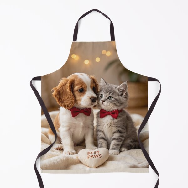 Item preview, Cute Puppy Kitten Best Paws Friends Bow Ties designed and sold by BagFactoryUK.