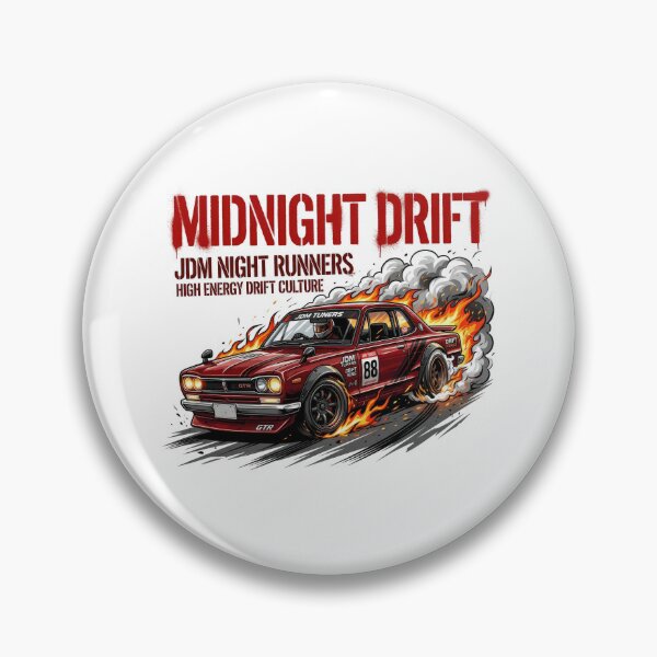 Item preview, Midnight Drift JDM Night Runners Classic Sports Car designed and sold by Rahat3344.