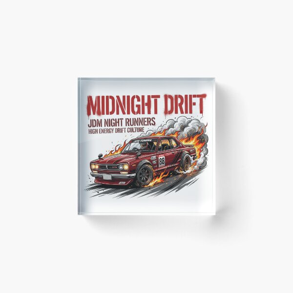 Item preview, Midnight Drift JDM Night Runners Classic Sports Car designed and sold by Rahat3344.