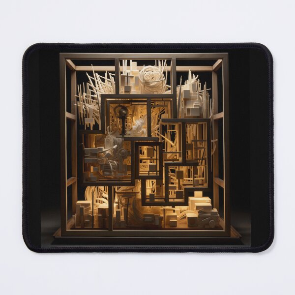 Item preview, C1 Abstract Wooden Sculpture designed and sold by CrumbBumStudio.