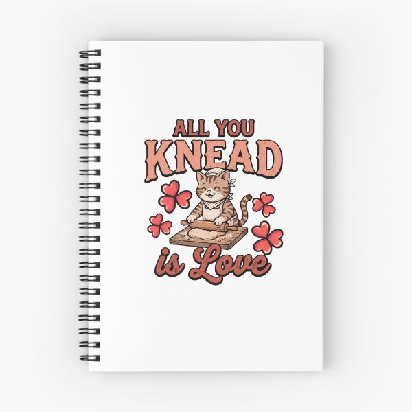 Item preview, all you knead is love cat biscuits Funny Valentine Cat designed and sold by ArtDesignTp.
