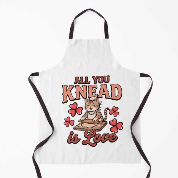 Item preview, all you knead is love cat biscuits Funny Valentine Cat designed and sold by ArtDesignTp.