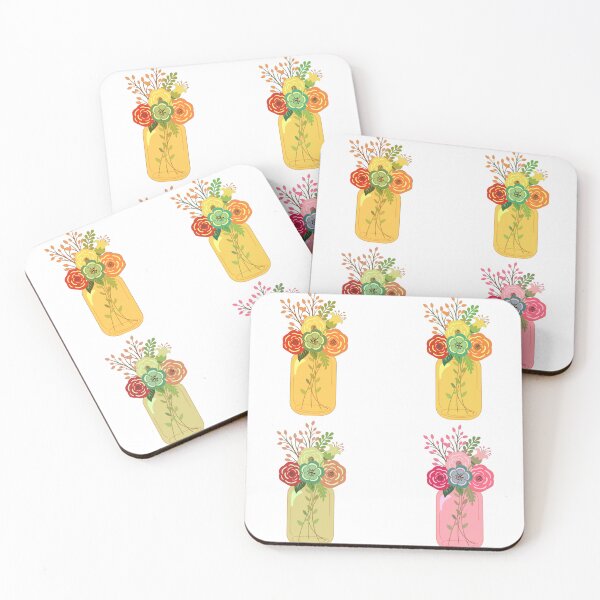 Item preview, Colorful Mason Jar Wildflower Floral Collection Design designed and sold by UNIX-G.
