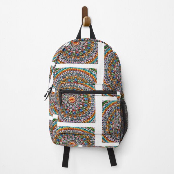 Item preview, Colorful Hand Painted Dot Mandala Art designed and sold by ArtBloomDK.