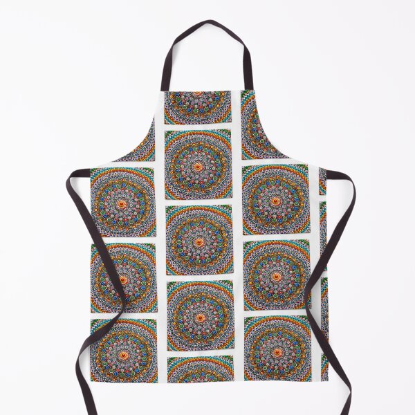 Item preview, Colorful Hand Painted Dot Mandala Art designed and sold by ArtBloomDK.