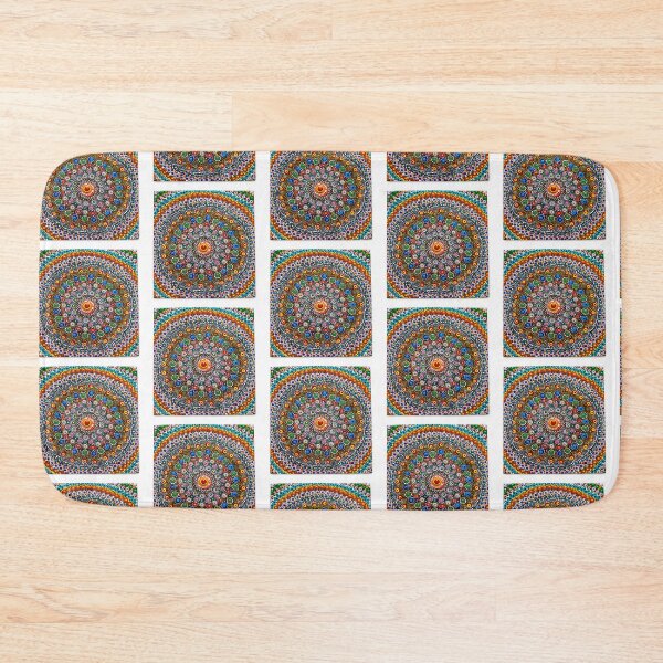 Item preview, Colorful Hand Painted Dot Mandala Art designed and sold by ArtBloomDK.