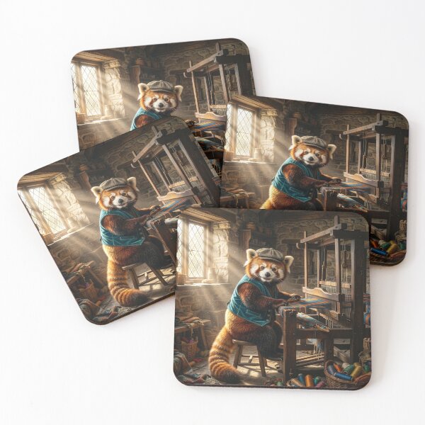 Item preview, Red Panda at His Loom designed and sold by Tridentulus.