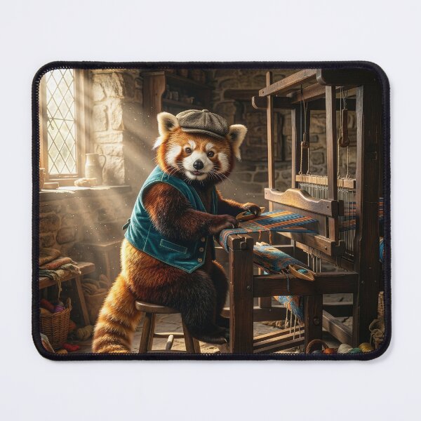 Item preview, Red Panda at His Loom designed and sold by Tridentulus.