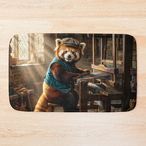 Item preview, Red Panda at His Loom designed and sold by Tridentulus.