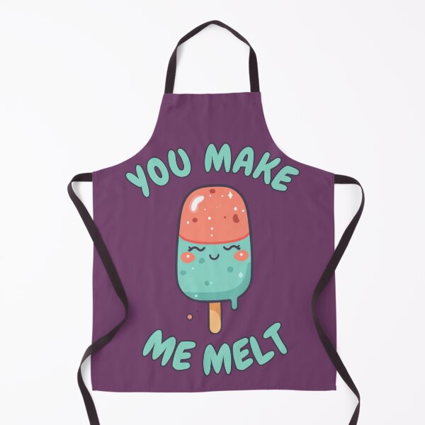 Item preview, You Make Me Melt Cute Popsicle Romantic Summer Design designed and sold by The Fine Print by BassAddict.