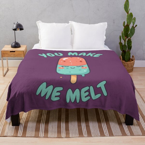 Item preview, You Make Me Melt Cute Popsicle Romantic Summer Design designed and sold by The Fine Print by BassAddict.