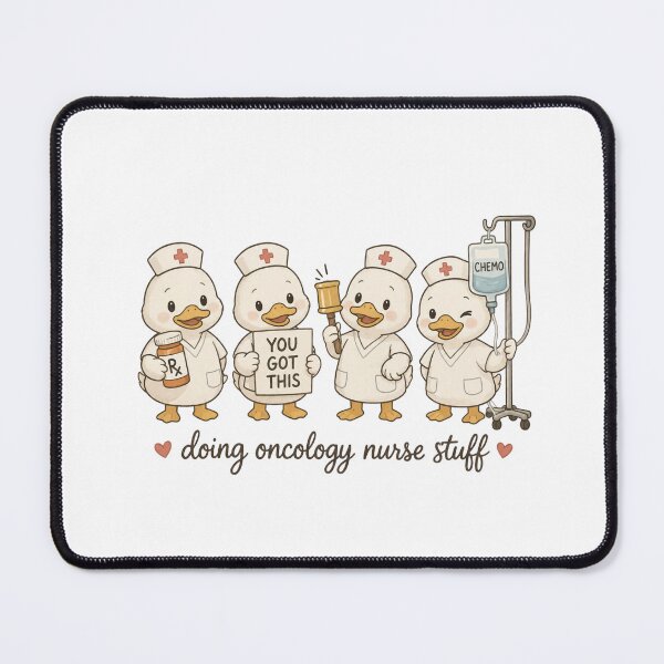 Item preview, Doing Oncology Nurse Stuff Cute Ducks Supportive Design designed and sold by HamadaArtivio1.
