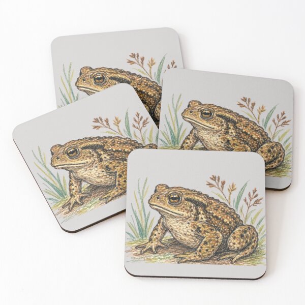 Aperçu de l'œuvre Crapaud au crayon – amphibien sauvage créée et vendue par JOANNASKAH.