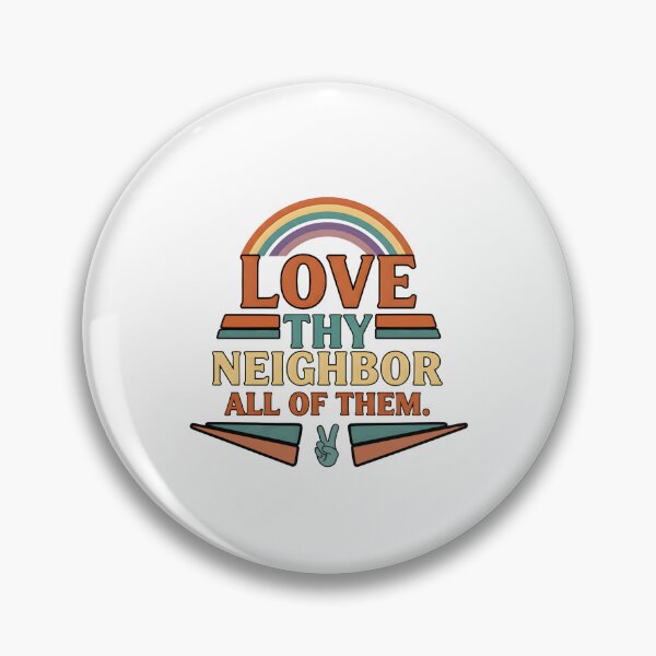 Item preview, vintage rainbow love thy neighbor all of them designed and sold by ArtDesignTp.