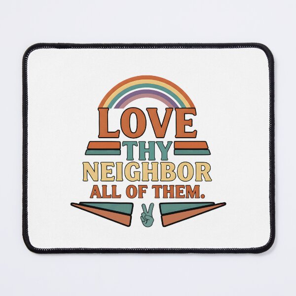 Item preview, vintage rainbow love thy neighbor all of them designed and sold by ArtDesignTp.