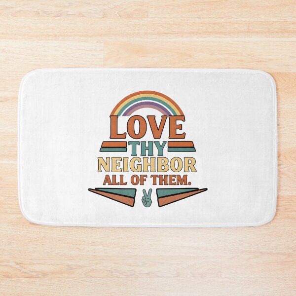 Item preview, vintage rainbow love thy neighbor all of them designed and sold by ArtDesignTp.