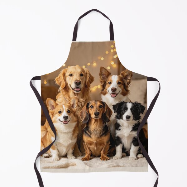 Item preview, Adorable Dog Group Golden Retriever Corgi Dachshund designed and sold by BagFactoryUK.