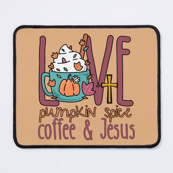 Item preview, Love Jesus Christ and Pumpkin Spice Coffee Lover, Fall For Jesus, Pumpkin Spice Latte, Cute Christian Fall  designed and sold by Forevermore.
