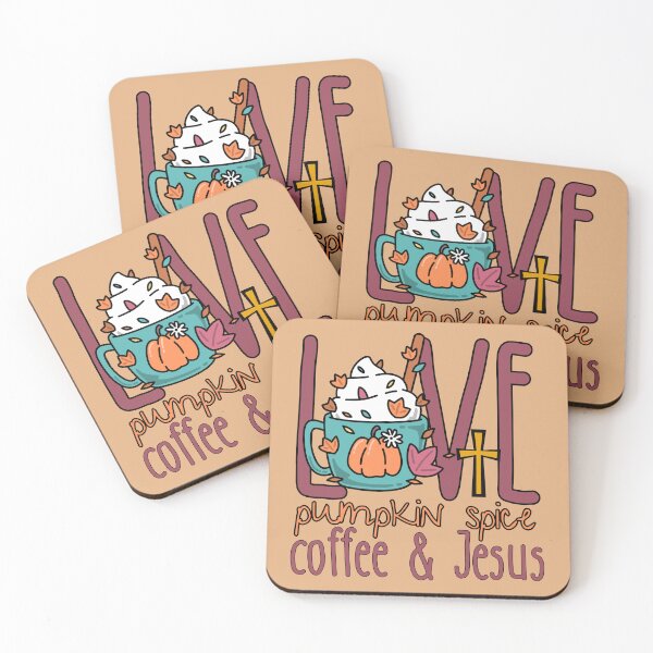 Item preview, Love Jesus Christ and Pumpkin Spice Coffee Lover, Fall For Jesus, Pumpkin Spice Latte, Cute Christian Fall  designed and sold by Forevermore.