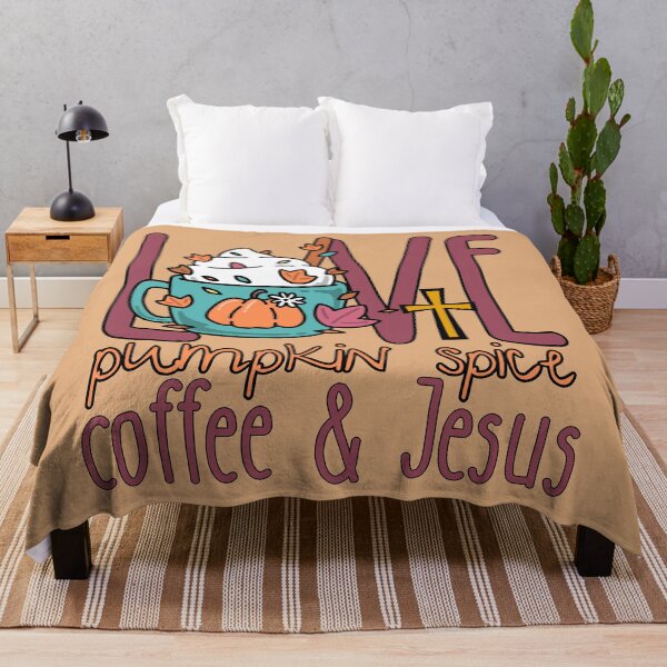 Item preview, Love Jesus Christ and Pumpkin Spice Coffee Lover, Fall For Jesus, Pumpkin Spice Latte, Cute Christian Fall designed and sold by Forevermore.