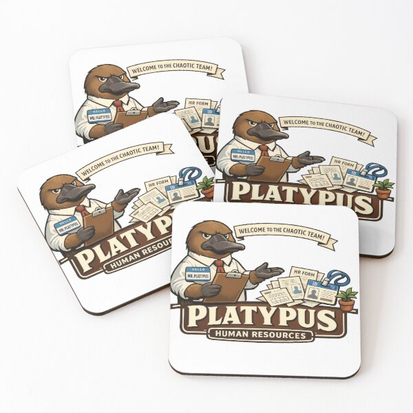 Item preview, Platypus Human Resources Funny Office Mascot designed and sold by TheRealTaria.