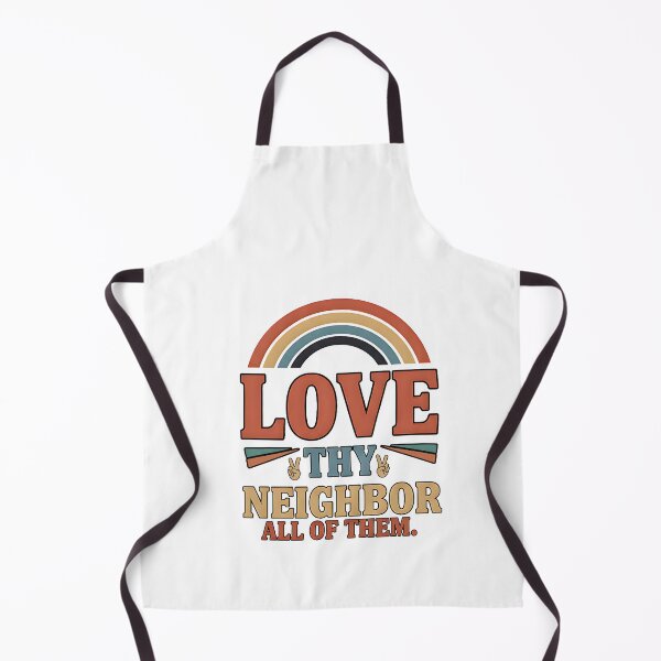 Item preview, retro peace hand kindness quote love thy neighbor all of them designed and sold by ArtDesignTp.