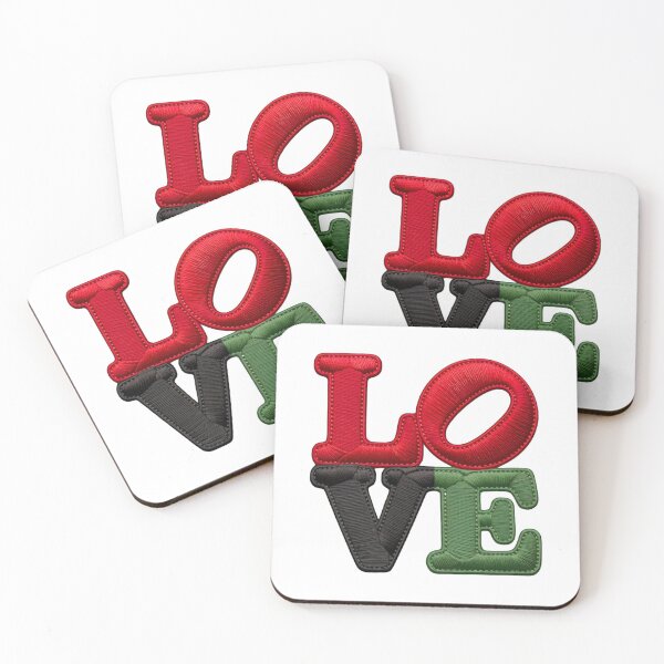 Item preview, Philly Love Statue Pan African Pride Patch designed and sold by EthosWear.