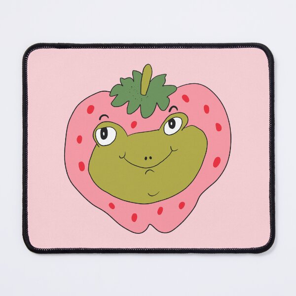 Item preview, Strawberry Head Frog (Pink) designed and sold by yellowflowerhut.