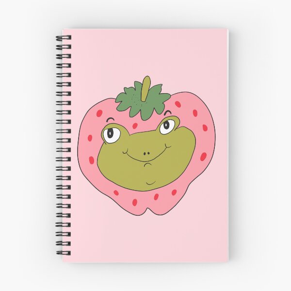 Item preview, Strawberry Head Frog (Pink) designed and sold by yellowflowerhut.