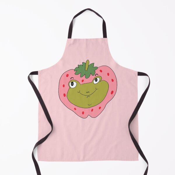Item preview, Strawberry Head Frog (Pink) designed and sold by yellowflowerhut.