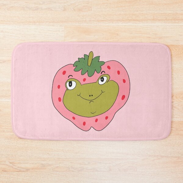 Item preview, Strawberry Head Frog (Pink) designed and sold by yellowflowerhut.