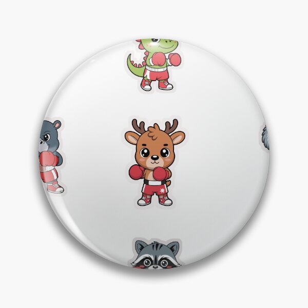 Item preview, Kawaii Boxing Animals Sport Sticker Pack designed and sold by KAWAII STUDIO NB.
