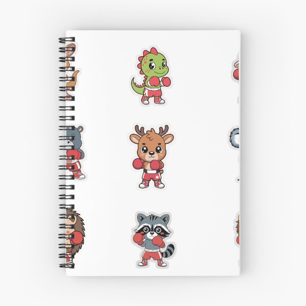 Item preview, Kawaii Boxing Animals Sport Sticker Pack designed and sold by KAWAII STUDIO NB.