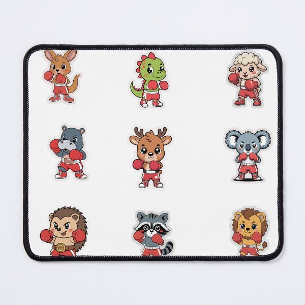 Item preview, Kawaii Boxing Animals Sport Sticker Pack designed and sold by KAWAII STUDIO NB.