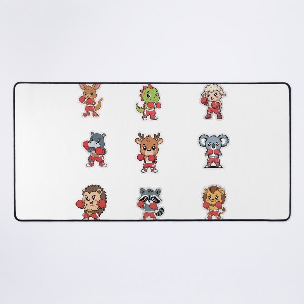 Item preview, Kawaii Boxing Animals Sport Sticker Pack designed and sold by KAWAII STUDIO NB.