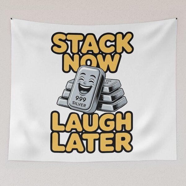 Item preview, stack now laugh later precious metals stacker funny design designed and sold by ArtDesignTp.