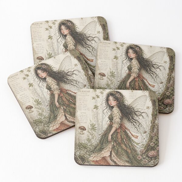 Item preview,  Enchanted Woods Fairy | Plantae Botanical Field-Guide Style designed and sold by FaeCoreStudio.
