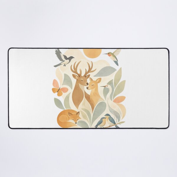 Item preview, Scandinavian Woodland Wildlife T-Shirt designed and sold by Santuário da Bicharada.