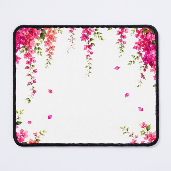 Item preview, Bougainvillea Blossom Cascade | Vibrant Watercolor Floral Shower Curtain designed and sold by Genesis-Ink.