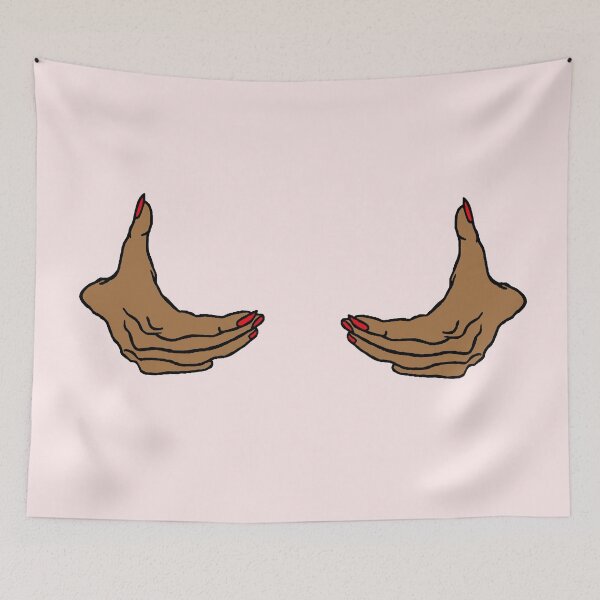 Item preview, Two Black Female Hands Holding Chest  designed and sold by CamilasPrints.