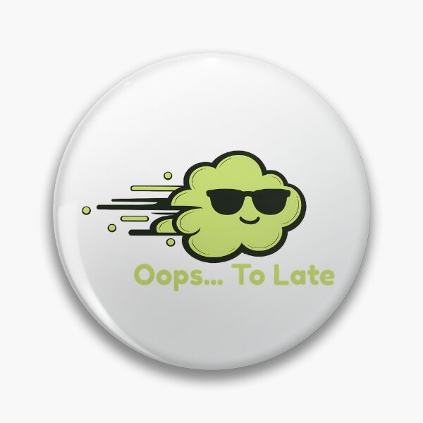 Item preview, Oops... Too Late Funny Fart Cloud t-Shirt designed and sold by Buli89.