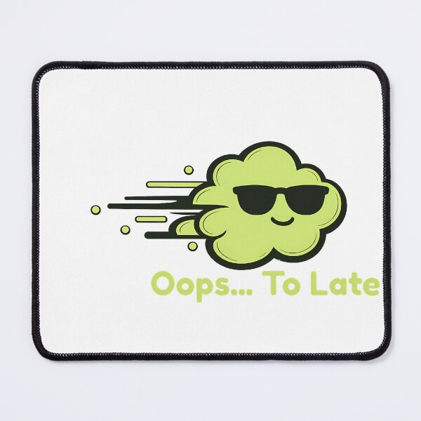 Item preview, Oops... Too Late Funny Fart Cloud t-Shirt designed and sold by Buli89.