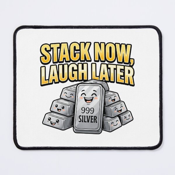 Item preview, stack now laugh later coin humor silver designed and sold by ArtDesignTp.