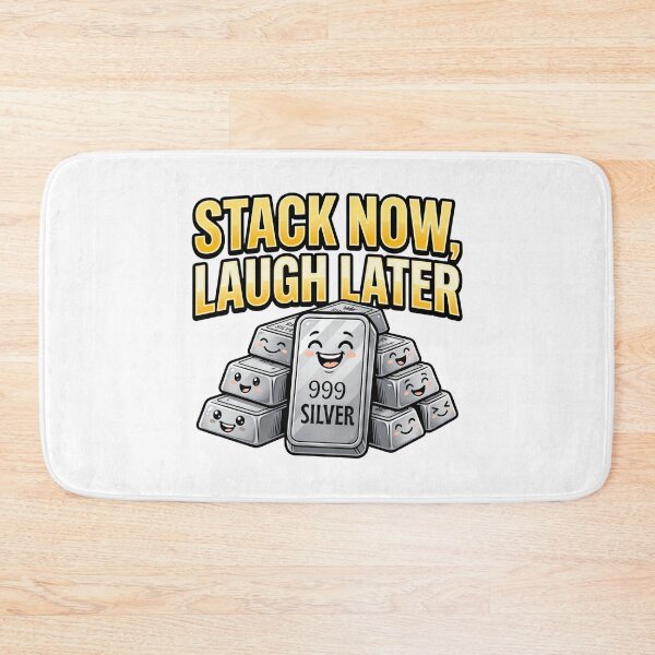 Item preview, stack now laugh later coin humor silver designed and sold by ArtDesignTp.