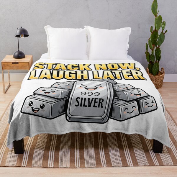 Item preview, stack now laugh later coin humor silver designed and sold by ArtDesignTp.