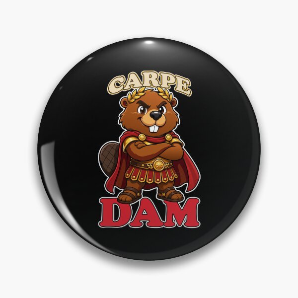 Item preview, Carpe Dam Funny Roman Beaver Latin Pun History designed and sold by Karma Design.