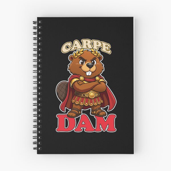 Item preview, Carpe Dam Funny Roman Beaver Latin Pun History designed and sold by Karma Design.