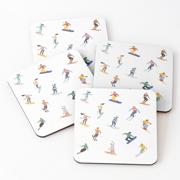 Item preview, Winter Sports Ski and Snowboard Pattern designed and sold by RahniNM.