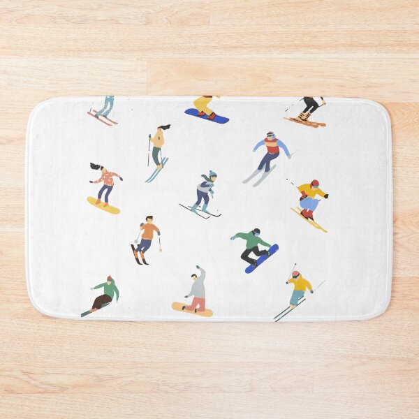 Item preview, Winter Sports Ski and Snowboard Pattern designed and sold by RahniNM.