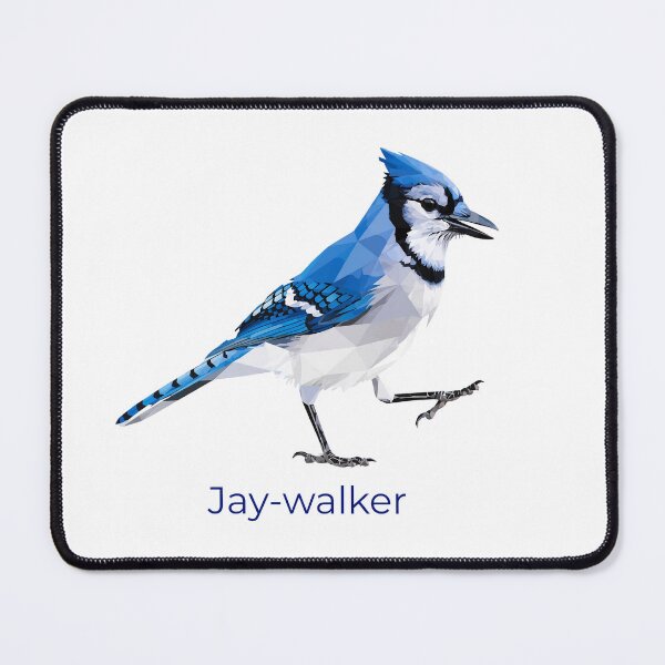 Item preview, Jay-walker - Funny Blue Jay Bird Pun | Blue Jay Walking - Funny Birdwatching Design designed and sold by Neurospicy Trolls.